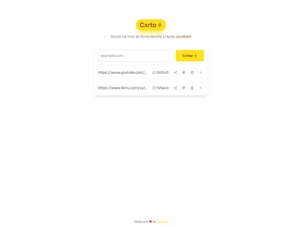 Sitio web Cxrto